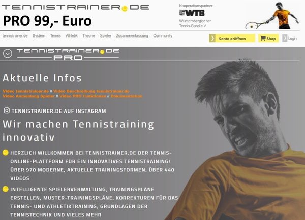 tennistrainer.de / PRO Version